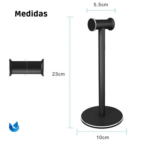 Suporte para Headphone Spiral Design iFoks em Alumínio